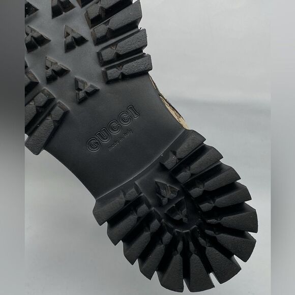 Gucci Men's Novo GG Canvas Chelsea Boots size 8/us size 9 - Picture 14 of 14